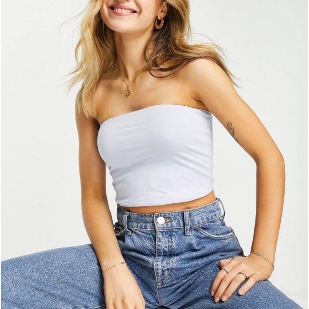 Women’s White Tube Top